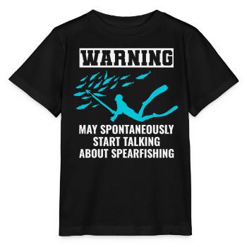 Pêche sous-marine Pêche sous-marine Pêche au harpon - T-shirt bio MINI CREATOR Stanley/Stella Enfant - noir - Devant - Mikhail (115cm)