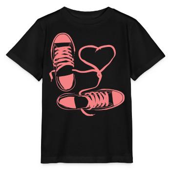Schuh Schuhe Sportschuh Halbschuhe Sneaker - Stanley/Stella Kinder T-Shirt MINI CREATOR  - Schwarz - Vorne - Mikhail (115cm)