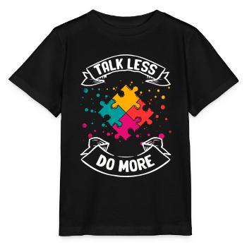 Tshirt autistique Autimus Cadeau Asperger Enfants - T-shirt bio MINI CREATOR Stanley/Stella Enfant - noir - Devant - Mikhail (115cm)