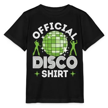 Disco 70er 80er Jahre Disko Party Outfit Discothek - Stanley/Stella Kinder T-Shirt MINI CREATOR  - Schwarz - Vorne - Mikhail (115cm)