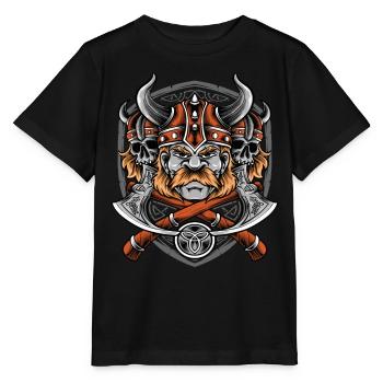 Odin Wikinger Valhalla Vikinger Hammer Thor Odin - Stanley/Stella Kinder T-Shirt MINI CREATOR  - Schwarz - Vorne - Mikhail (115cm)