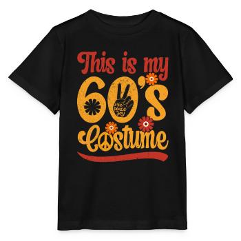 Costumes de tenue de fête des années 60 des années 1960 - T-shirt bio MINI CREATOR Stanley/Stella Enfant - noir - Devant - Mikhail (115cm)