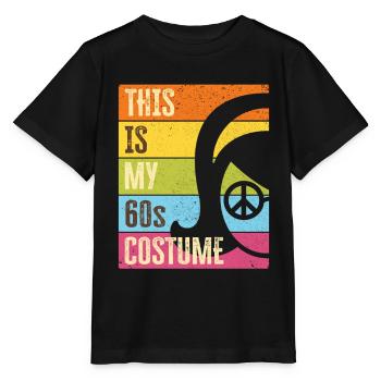 Années 60 Années Soixante 1960 Costume de Tenue de Fête - T-shirt bio MINI CREATOR Stanley/Stella Enfant - noir - Devant - Mikhail (115cm)