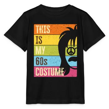 Années 60 Années Soixante 1960 Costume de Tenue de Fête - T-shirt bio MINI CREATOR Stanley/Stella Enfant - noir - Devant - Mikhail (115cm)