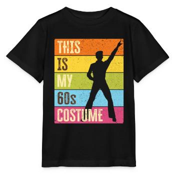 Années 60 Années Soixante 1960 Costume de Tenue de Fête - T-shirt bio MINI CREATOR Stanley/Stella Enfant - noir - Devant - Mikhail (115cm)