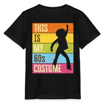 Années 60 Années Soixante 1960 Costume de Tenue de Fête - T-shirt bio MINI CREATOR Stanley/Stella Enfant - noir - Devant - Mikhail (115cm)