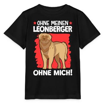 Ohne meinen Leonberger ohne mich - Stanley/Stella Kinder T-Shirt MINI CREATOR  - Schwarz - Vorne - Mikhail (115cm)