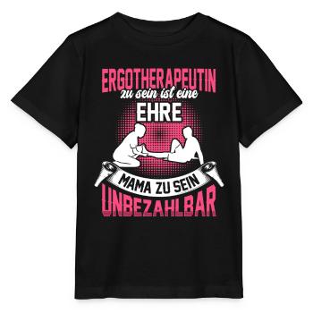 Ergotherapeutin zu sein ist eine Ehre Ergotherapie - Stanley/Stella Kinder T-Shirt MINI CREATOR  - Schwarz - Vorne - Mikhail (115cm)