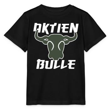 The stock bull for stock market fans - Stanley/Stella MINI CREATOR Kids’ T-Shirt - black - Front - Mikhail (115cm)