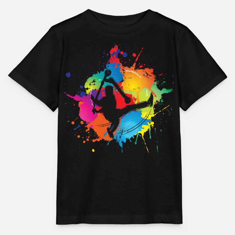 Stunt Scooter - Stanley/Stella Kinder T-Shirt MINI CREATOR  - Schwarz