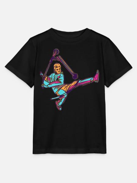 Stunt Scooter - Stanley/Stella Kinder T-Shirt MINI CREATOR  - Schwarz