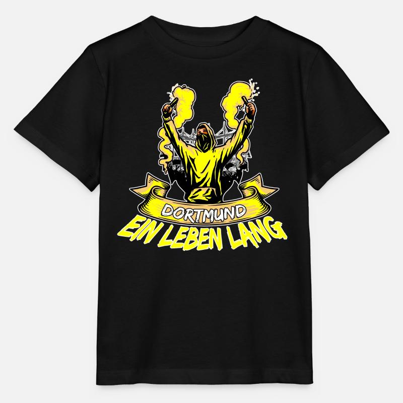 Dortmund ein Leben lang - Stanley/Stella Kinder T-Shirt MINI CREATOR  - Schwarz