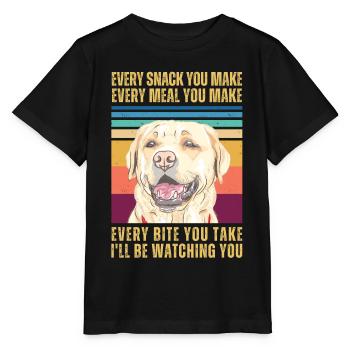 BEOBACHTEN VON RETRIEVER - Stanley/Stella Kinder T-Shirt MINI CREATOR  - Schwarz - Vorne - Mikhail (115cm)