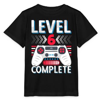 6th grade completed Realschule Gymnasium Gamer - Stanley/Stella MINI CREATOR Kids’ T-Shirt - black - Front - Mikhail (115cm)
