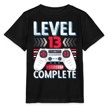Abi Graduation 13th grade Abitur Gymnasium Level 13 - Stanley/Stella MINI CREATOR Kids’ T-Shirt - black - Front - Mikhail (115cm)