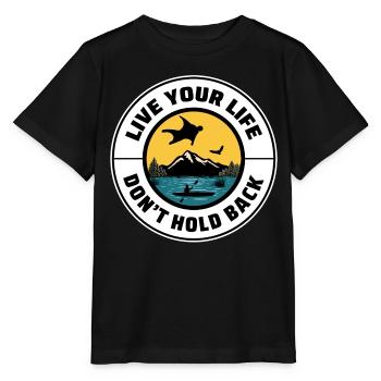 Wingsuit fliegen Base Jumping Fallschirmspringen Wingsuiting - Stanley/Stella Kinder T-Shirt MINI CREATOR  - Schwarz - Vorne - Mikhail (115cm)