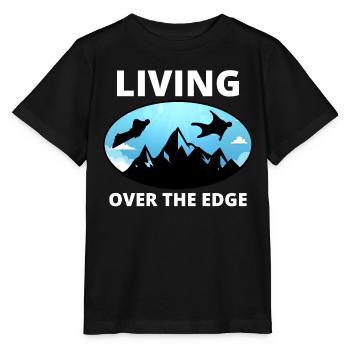 Wingsuit fliegen Base Jumping Fallschirmspringen Wingsuiting - Stanley/Stella Kinder T-Shirt MINI CREATOR  - Schwarz - Vorne - Mikhail (115cm)