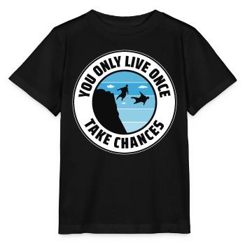 Wingsuit fliegen Base Jumping Fallschirmspringen Wingsuiting - Stanley/Stella Kinder T-Shirt MINI CREATOR  - Schwarz - Vorne - Mikhail (115cm)