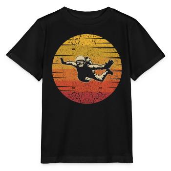 Fallschirmspringen Fallschirmspringen Fallschirmspringen - Stanley/Stella Kinder T-Shirt MINI CREATOR  - Schwarz - Vorne - Mikhail (115cm)