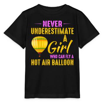 Montgolfière Montgolfière Montgolfière - T-shirt bio MINI CREATOR Stanley/Stella Enfant - noir - Devant - Mikhail (115cm)