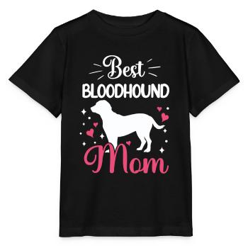 Meilleure maman de lévrier hanovrien - T-shirt bio MINI CREATOR Stanley/Stella Enfant - noir - Devant - Mikhail (115cm)
