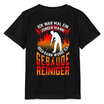Gebäudereiniger war mal jung Fensterputzer - Stanley/Stella Kinder T-Shirt MINI CREATOR  - Schwarz - Vorne - Mikhail (115cm)