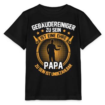 Gebäudereiniger ist eine Ehre Fassadenreiniger - Stanley/Stella Kinder T-Shirt MINI CREATOR  - Schwarz - Vorne - Mikhail (115cm)