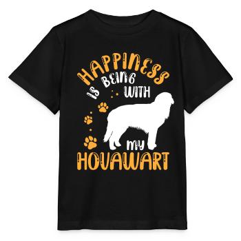 Hovawart macht glücklich Derber Bauernhund - Stanley/Stella Kinder T-Shirt MINI CREATOR  - Schwarz - Vorne - Mikhail (115cm)