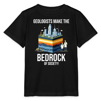 Géologues : le fondement de la société, géologique - T-shirt bio MINI CREATOR Stanley/Stella Enfant - noir - Devant - Mikhail (115cm)
