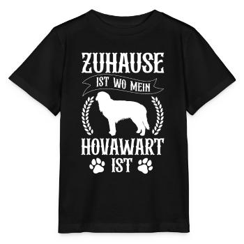 Hovawart ist mein Zuhause Derber Bauernhund - Stanley/Stella Kinder T-Shirt MINI CREATOR  - Schwarz - Vorne - Mikhail (115cm)