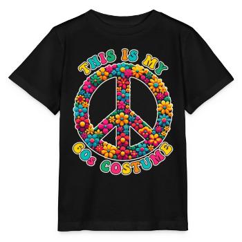des années 60 des années 1960 des années soixante Party Outfit Costume - T-shirt bio MINI CREATOR Stanley/Stella Enfant - noir - Devant - Mikhail (115cm)