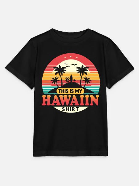 Hawaii Urlaub Luau Party Das Ist Mein Hawaii - Stanley/Stella Kinder T-Shirt MINI CREATOR  - Schwarz
