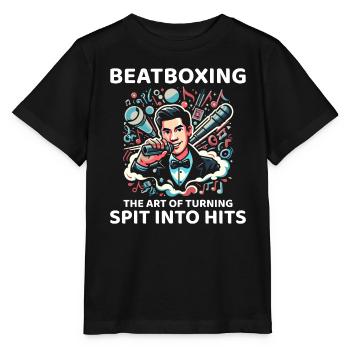 Spit to Hit: Unleash the Humor in Beatboxing - Stanley/Stella MINI CREATOR Kids’ T-Shirt - black - Front - Mikhail (115cm)