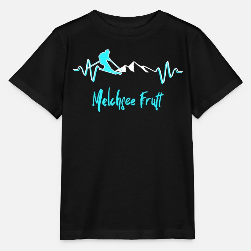 Skifahren Melchsee Frutt - Stanley/Stella Kinder T-Shirt MINI CREATOR  - Schwarz