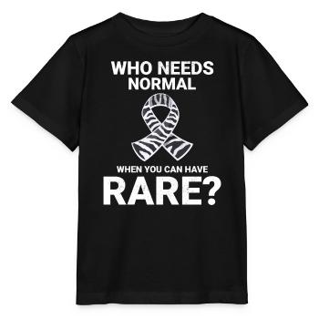 Sensibilisation aux maladies rares : célébrez la rareté - T-shirt bio MINI CREATOR Stanley/Stella Enfant - noir - Devant - Mikhail (115cm)