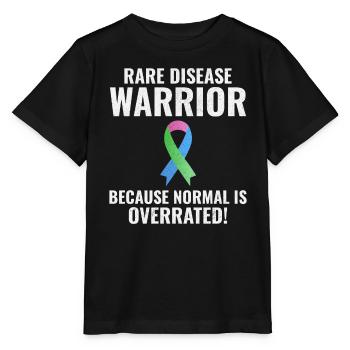 Rare Disease Warrior renforce la sensibilisation - T-shirt bio MINI CREATOR Stanley/Stella Enfant - noir - Devant - Mikhail (115cm)