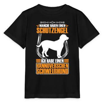 J’ai un chien courant de Hanovre - T-shirt bio MINI CREATOR Stanley/Stella Enfant - noir - Devant - Mikhail (115cm)