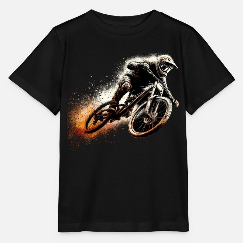 VTT VTT VTT Cadeau de VTT - T-shirt bio MINI CREATOR Stanley/Stella Enfant - noir