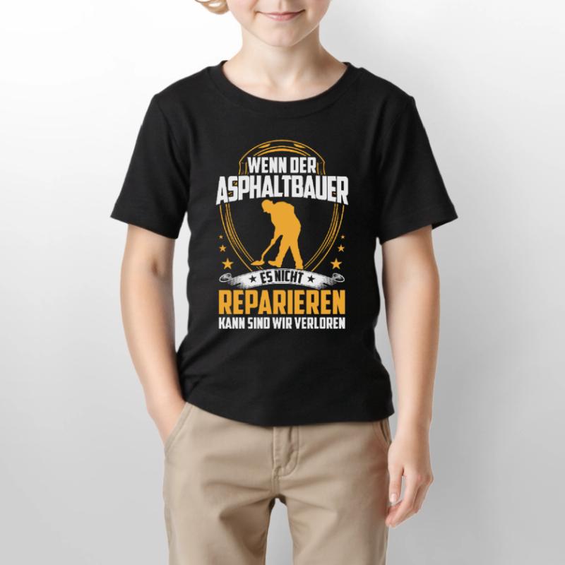 Les constructeurs d’asphalte ne réparent pas les constructeurs de routes T-shirt bio MINI CREATOR Stanley/Stella Enfant