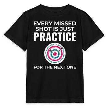 Tir à l’arc Cibles Archer Bullseye Tir Sport - T-shirt bio MINI CREATOR Stanley/Stella Enfant - noir - Devant - Mikhail (115cm)
