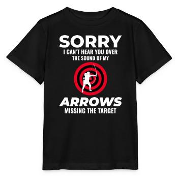 Tir à l’arc Cibles Archer Bullseye Tir Sport - T-shirt bio MINI CREATOR Stanley/Stella Enfant - noir - Devant - Mikhail (115cm)