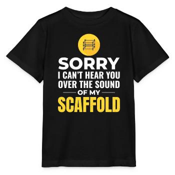 Scaffolder Scaffold Builder Scaffolding Platform - Stanley/Stella MINI CREATOR Kids’ T-Shirt - black - Front - Mikhail (115cm)