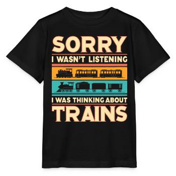 Train Locomotive Railway Train Driver Train Driver - Stanley/Stella MINI CREATOR Kids’ T-Shirt - black - Front - Mikhail (115cm)