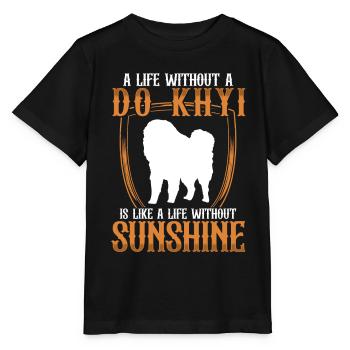 La vie sans Do Khyi Dogue tibétain Mastiff tibétain - T-shirt bio MINI CREATOR Stanley/Stella Enfant - noir - Devant - Mikhail (115cm)