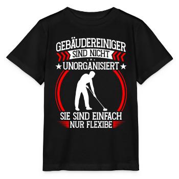 Building cleaners not disorganized window cleaners - Stanley/Stella MINI CREATOR Kids’ T-Shirt - black - Front - Mikhail (115cm)