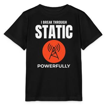 Opérateur radio amateur Fréquence des ondes radio - T-shirt bio MINI CREATOR Stanley/Stella Enfant - noir - Devant - Mikhail (115cm)