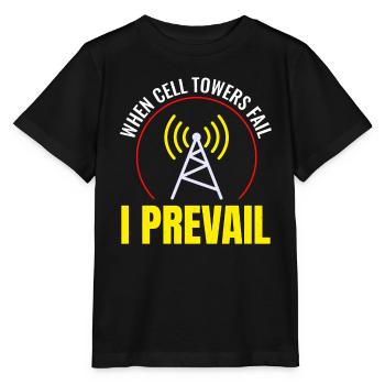 Opérateur radio amateur Fréquence des ondes radio - T-shirt bio MINI CREATOR Stanley/Stella Enfant - noir - Devant - Mikhail (115cm)