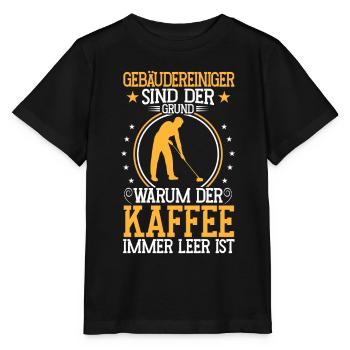 Les nettoyants pour bâtiments sont la raison : les nettoyants pour vitres - T-shirt bio MINI CREATOR Stanley/Stella Enfant - noir - Devant - Mikhail (115cm)