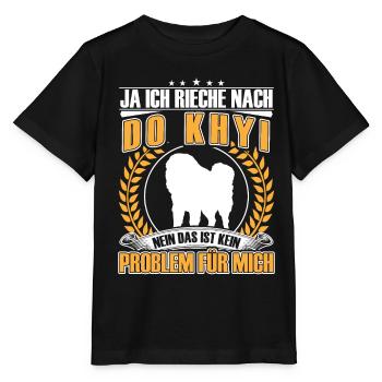 Odeur comme Do Khyi Dogue tibétain Mastiff tibétain - T-shirt bio MINI CREATOR Stanley/Stella Enfant - noir - Devant - Mikhail (115cm)
