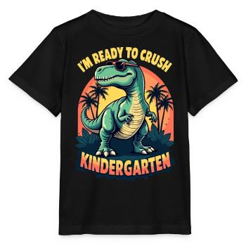 Kindergarten School Enrollment Start Kindergarten Child - Stanley/Stella MINI CREATOR Kids’ T-Shirt - black - Front - Mikhail (115cm)